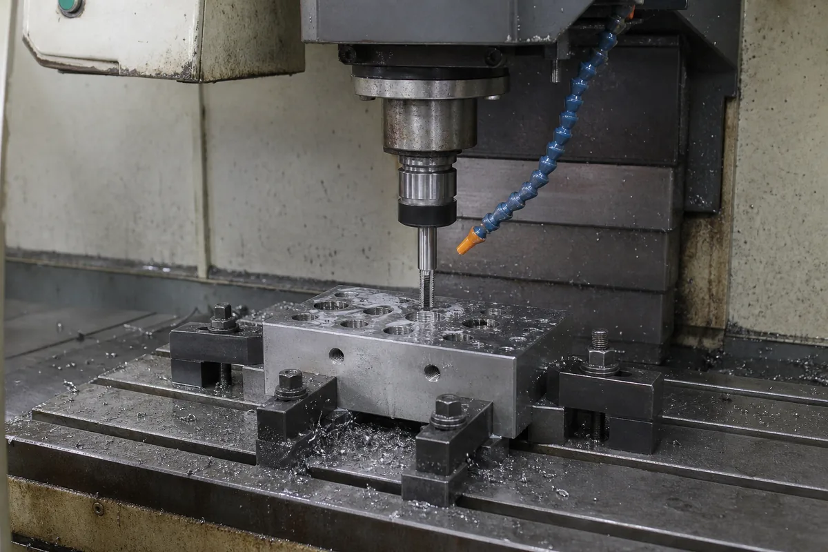CNC Drilling at VT machining — CNC precision machining services