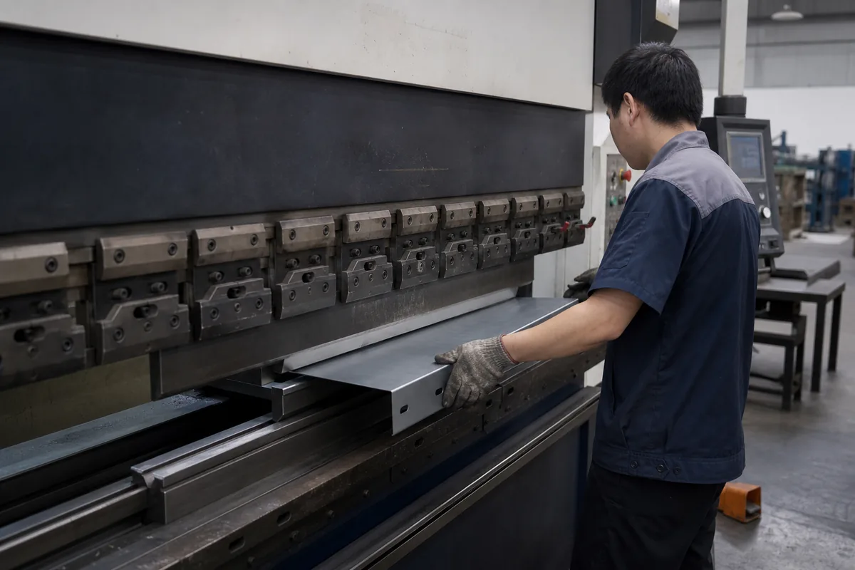CNC Press Brake Forming Tungsten at VT machining