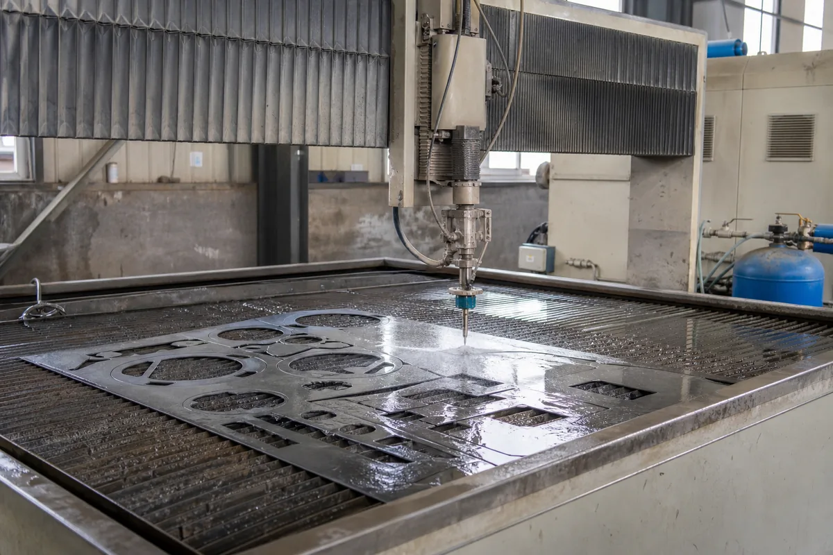 CNC Waterjet Cutting Kovar at VT machining