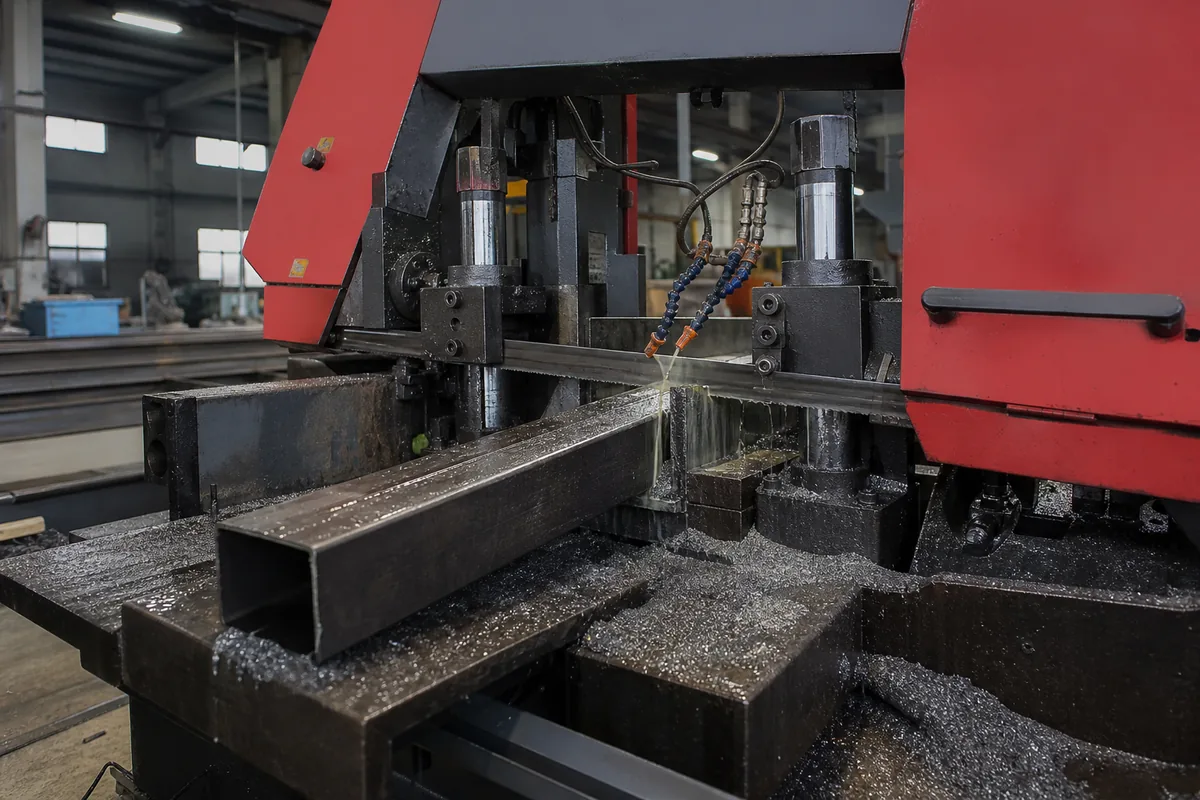 CNC Saw Cutting at VT machining — CNC precision machining services